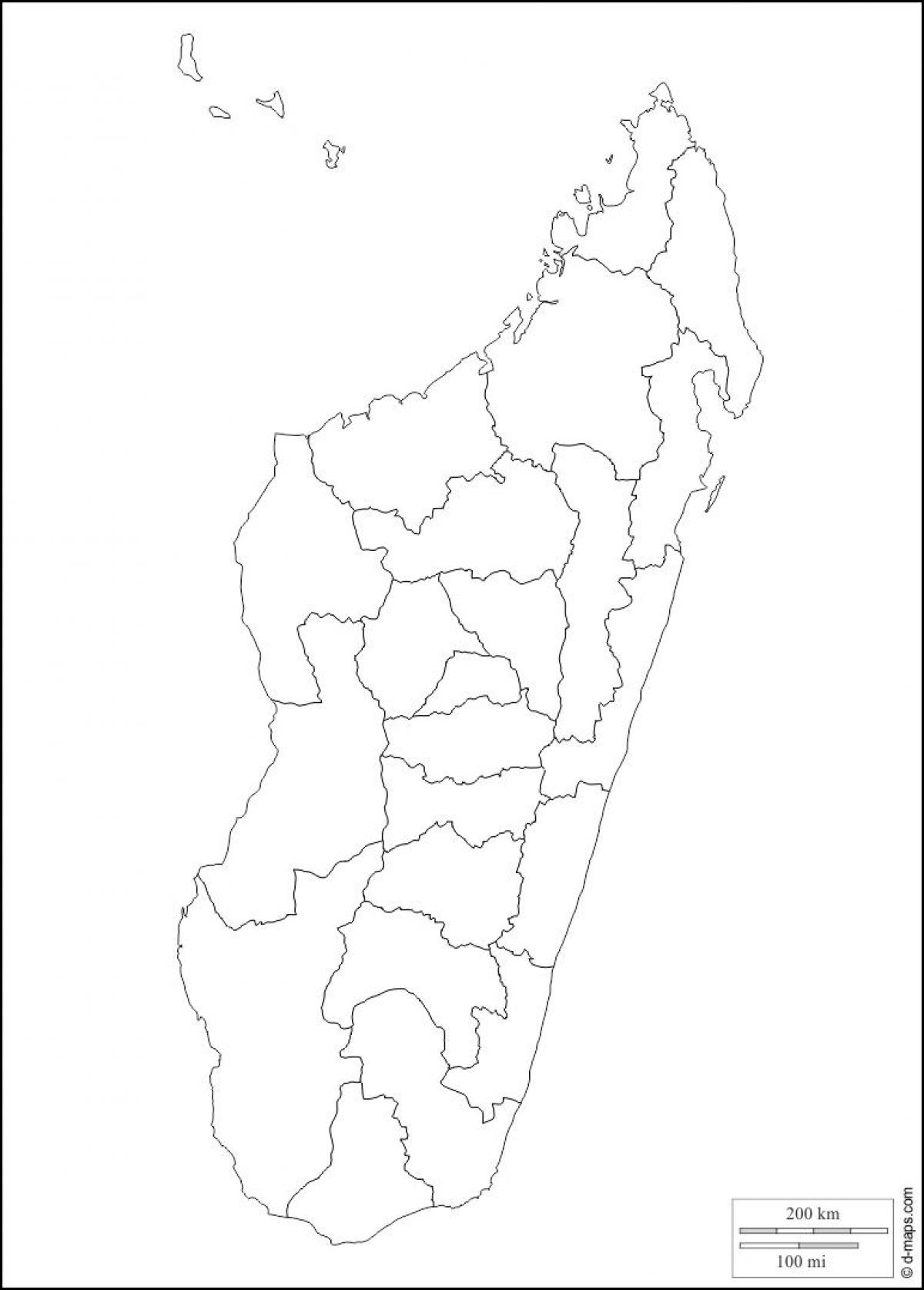 マダガスカルの地図概要