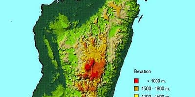 地図のマダガスカル文地理学
