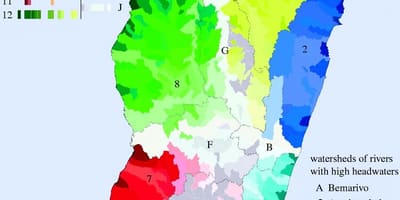 地図のマダガスカルでの気候